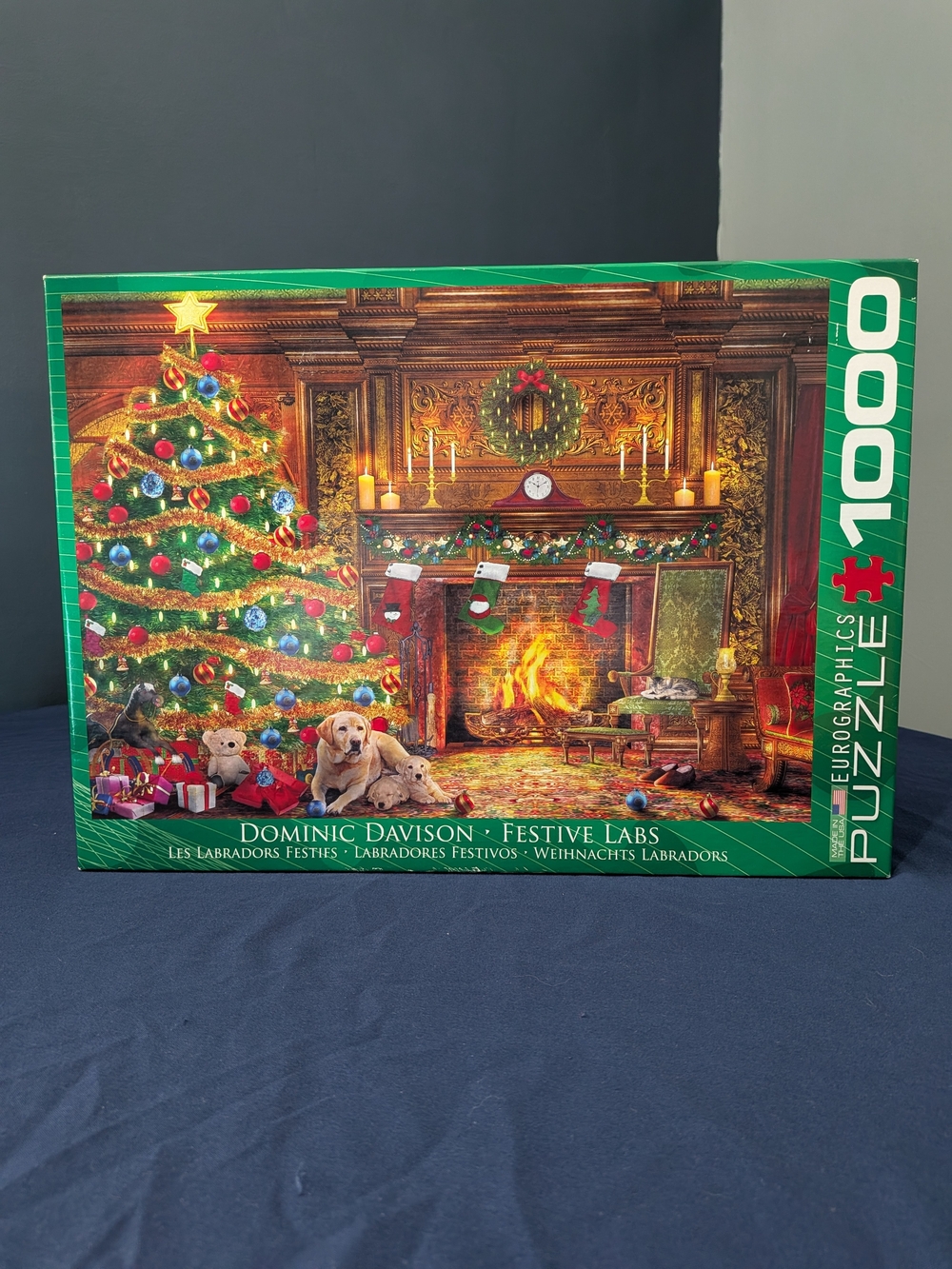 EuroGraphics Festive Labs 1,000-piece Jigsaw Puzzle Holiday Christmas